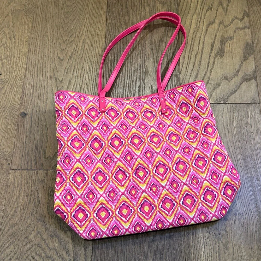 Vera Bradley Pink Patterned Day Tote